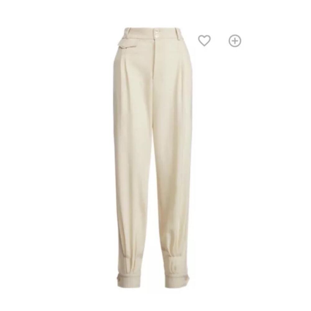 Ralph Lauren Collection Purple Label Cecillia Wool Silk Crepe Pants Trousers NWT - Picture 2 of 7